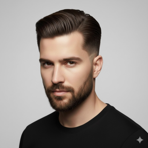 17. High Taper Fade Comb Over