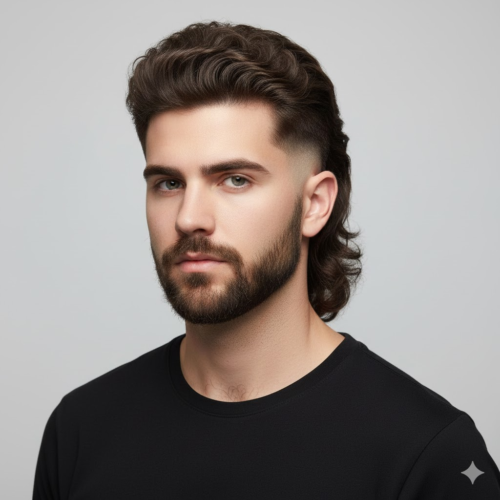 20. High Taper Fade Mullet