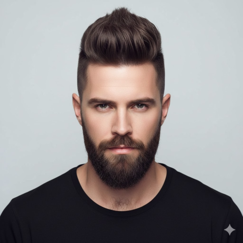 21. High Taper Fade with Faux Hawk