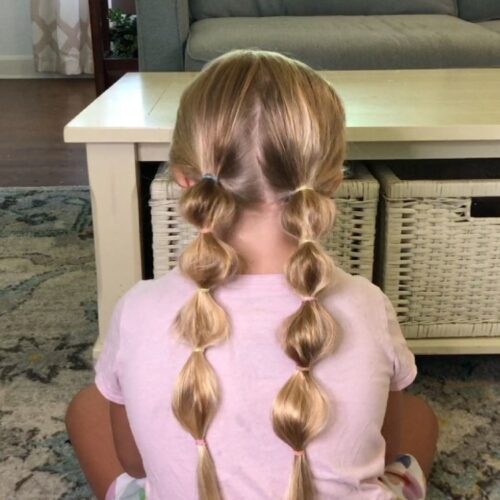 Baby Bubble Ponytail