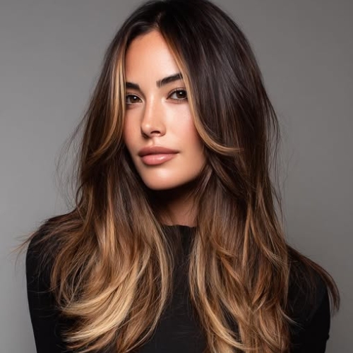 Champagne Brunette as Hair Color Trend