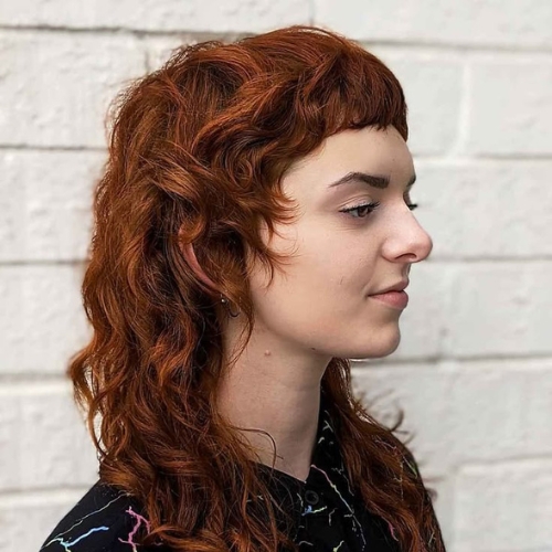 Curly Mullet