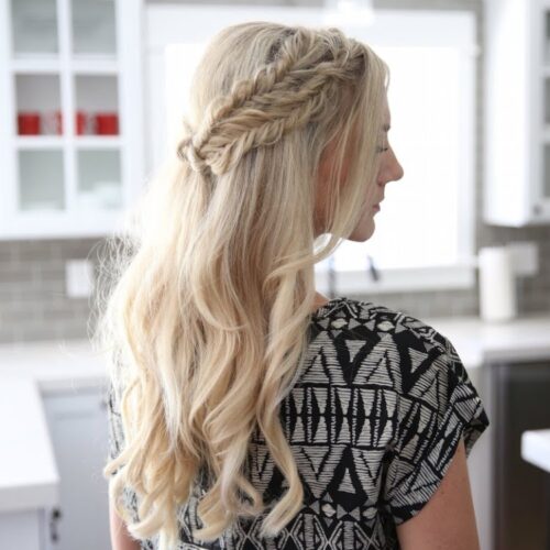 Half-Up Side Braid
