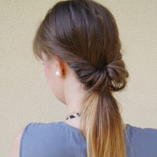 Inside-Out Ponytail