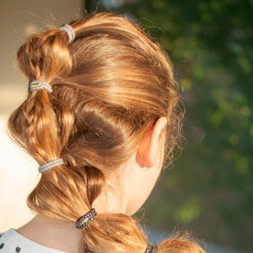Long Bubble Ponytail