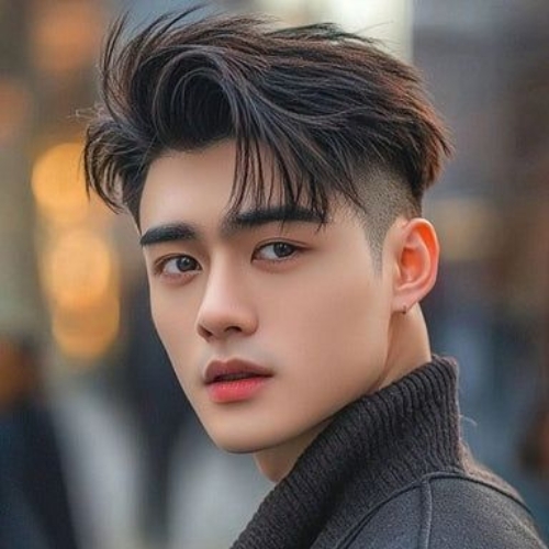 Quiff Korean Men Haircut