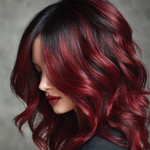 Red Velvet as hair color trend