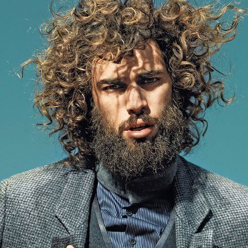 Shaggy Hair with Beard