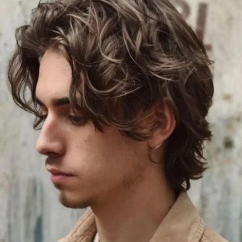 Textured, Wavy Shaggy Style