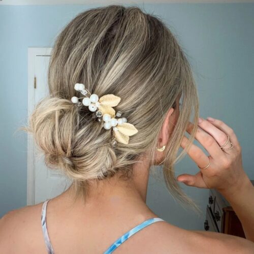 Tied Low Bun