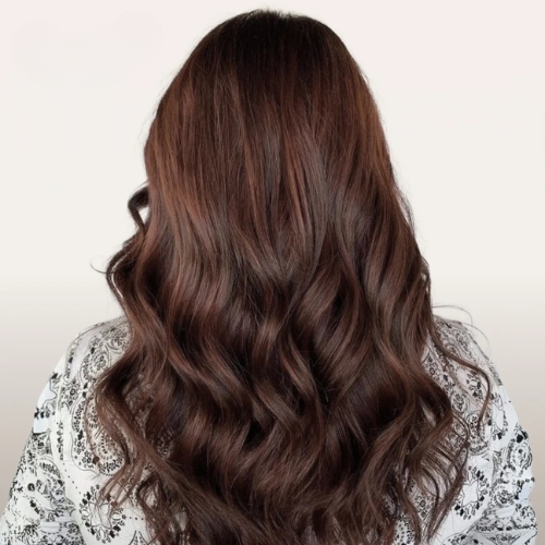 Wine Brunette as hair color trend