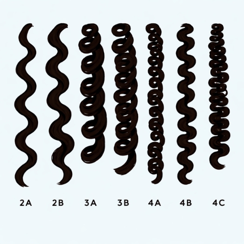 curl type chart