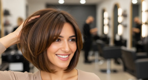 blunt layered haircut