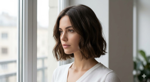 Slicked-Back Executive Bob