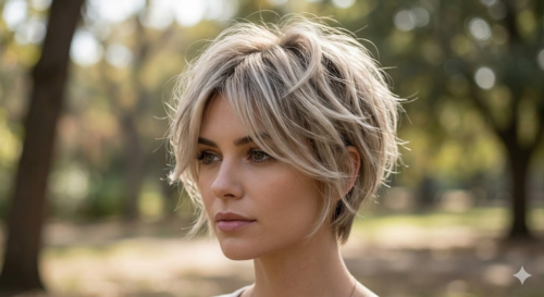 Voluminous Buzz Cut with Fade