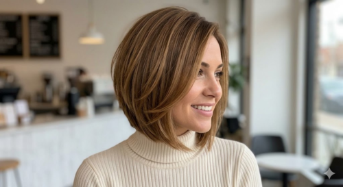 9. A-Line Bob with Layers