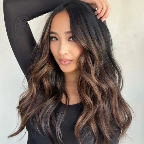 14. Glossy Chocolate Brown Hair