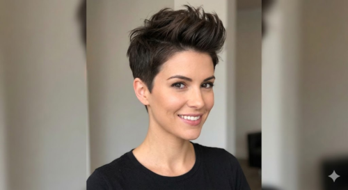 Pixie Cut with Volume on Top