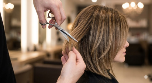 What is a layered bob haircut?