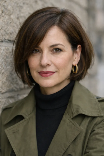 6. Deep Side-Part Bob