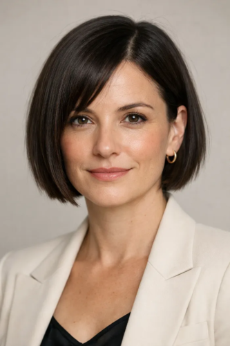 10. Sleek Side-Swept Bob