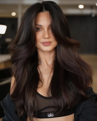 33. Chocolate Brown with Straight Finish